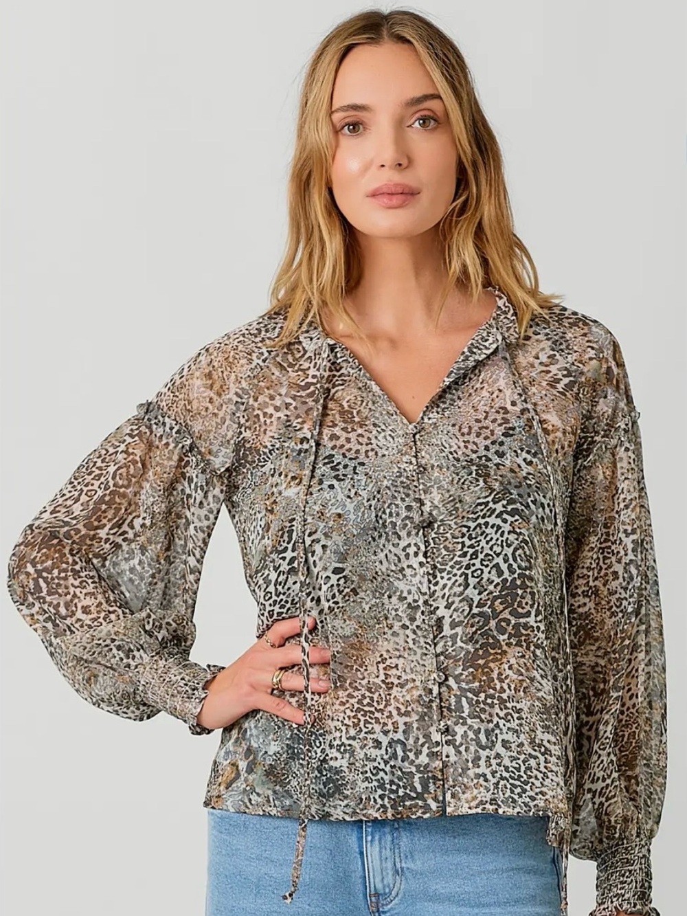 animal print shirt top
